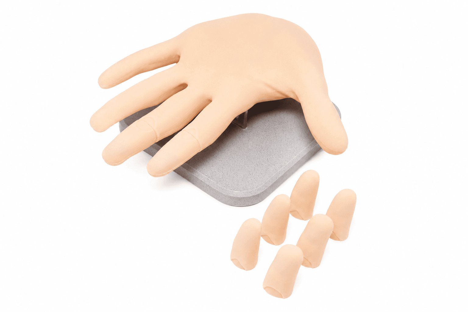 Blood Glucose Self-Monitoring Hand Trainer with Blood Sampling